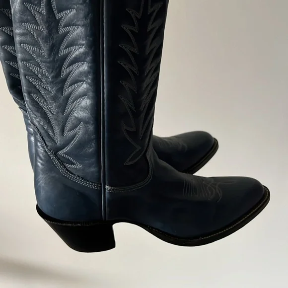 Rare Vintage Cowboy Boots- Blue - Picture 13 of 15